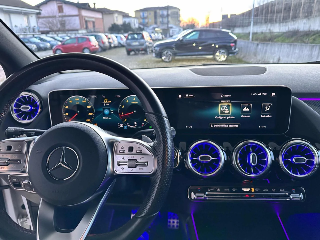 MERCEDES-BENZ B 180 Automatic AMG LINE CERCHI AMG 18 CAMB. AUT OK NEOP - 76