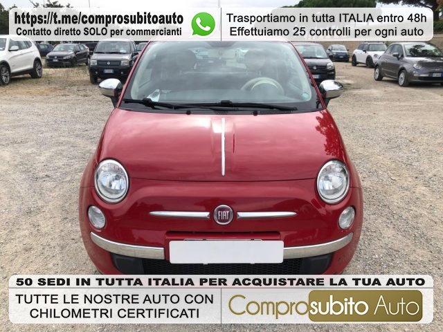 FIAT 500 Red metallized