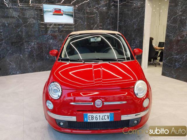 FIAT 500C Rosso pastello