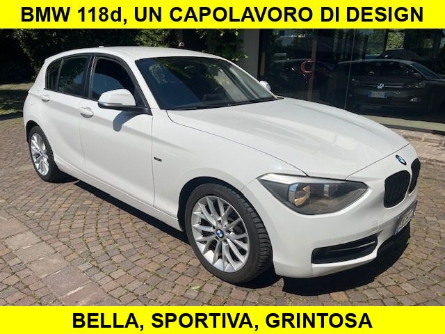 BMW 118 Bianco pastello
