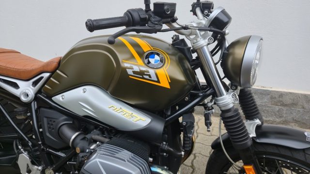 BMW R Nine T Verde pastello