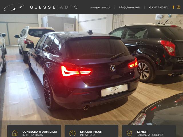 BMW 118 Blu metallizzato