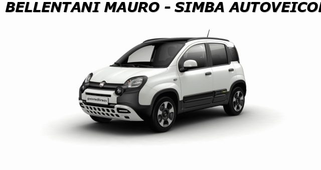 FIAT Panda Bicolore Bianco con Tetto Nero pastello