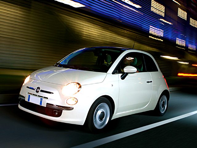 FIAT 500 Bianco pastello
