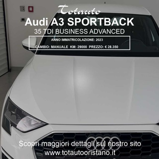 AUDI A3 Bianco pastello