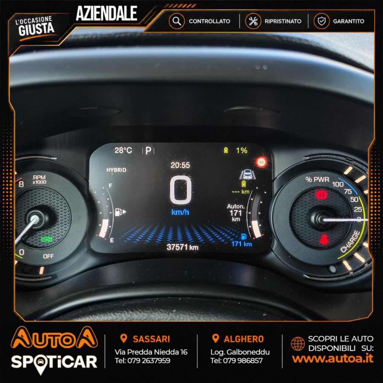 JEEP Renegade 1.3 T4 190CV PHEV 4xe AT6 Limited - 21