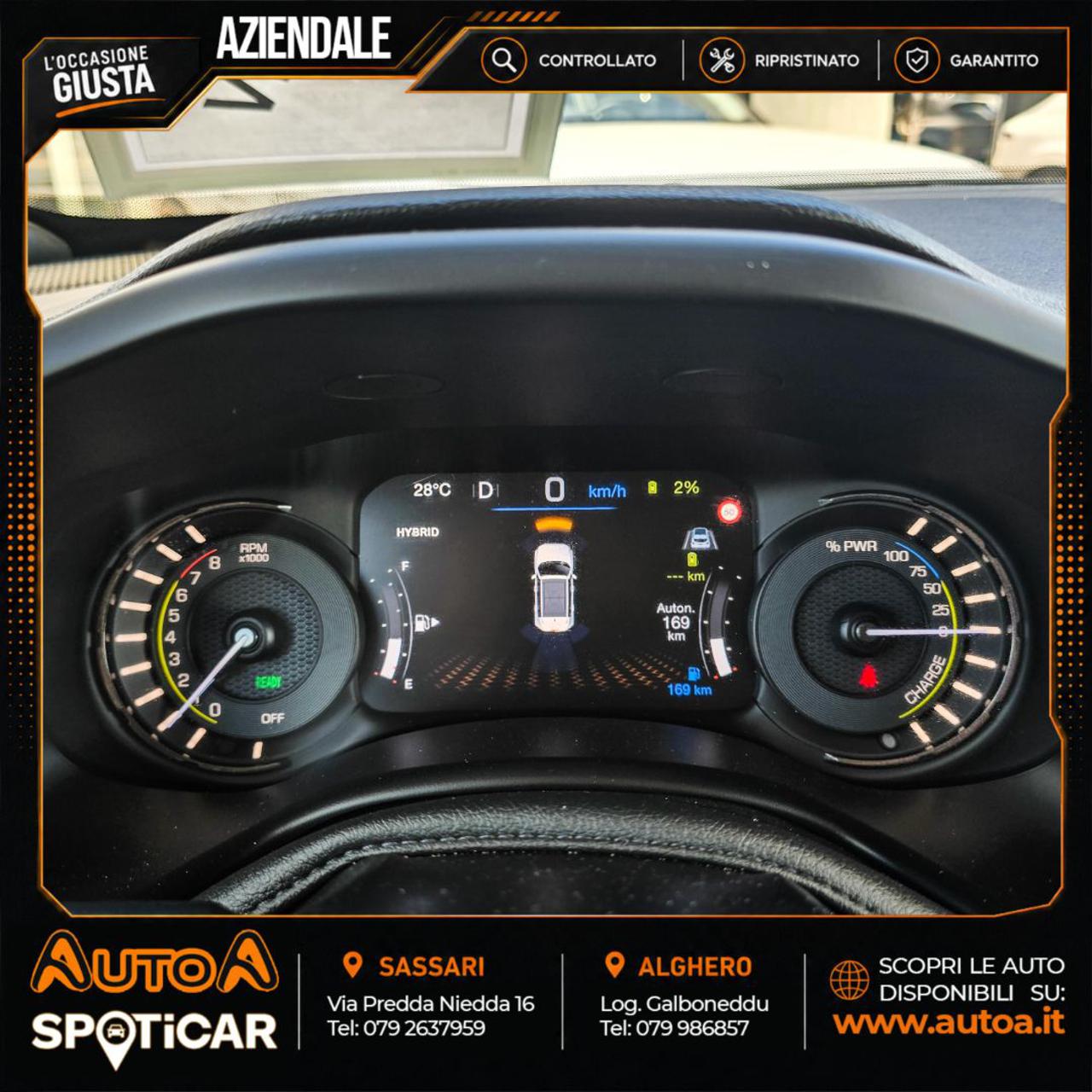 JEEP Renegade 1.3 T4 190CV PHEV 4xe AT6 Limited - 33