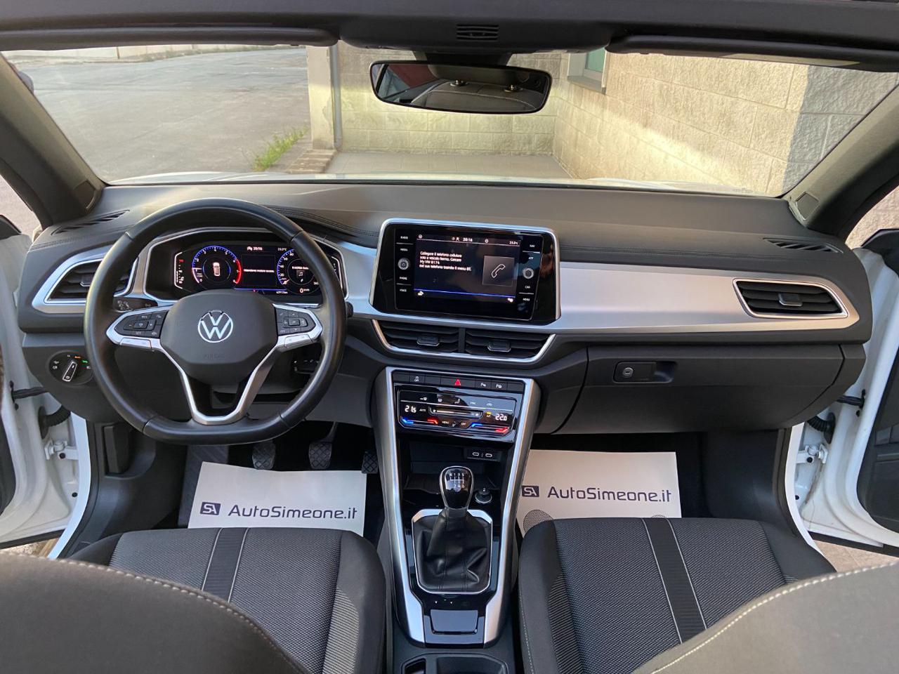 VOLKSWAGEN T-Roc Cabriolet 1.0 TSI Style VIRTUAL COCKPIT-FARI LED - 12