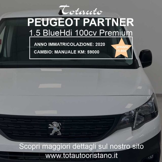 PEUGEOT Partner Bianco pastello