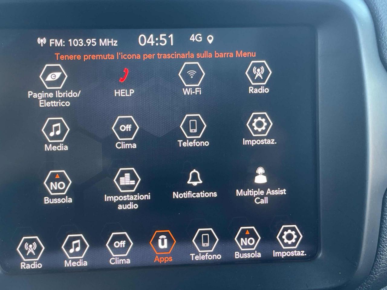 JEEP Renegade 1.3 T4 190CV PHEV 4x4 Autom Limited TETTO APRIBILE - 20