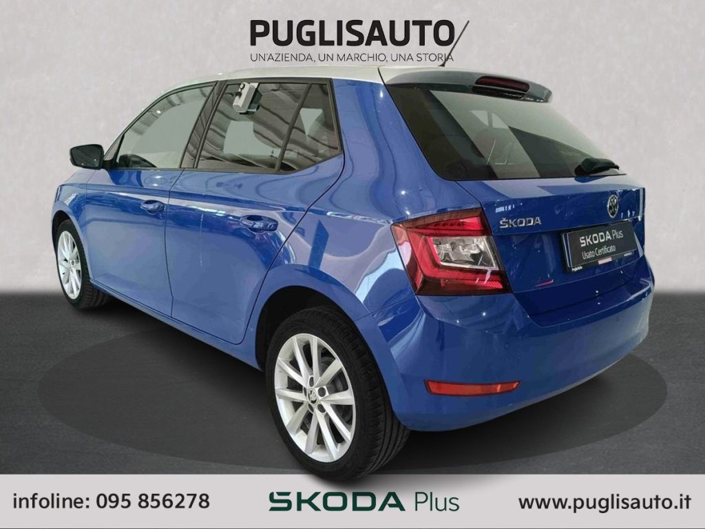 SKODA Fabia 1.0 MPI 60 CV Twin Color Argento - 6