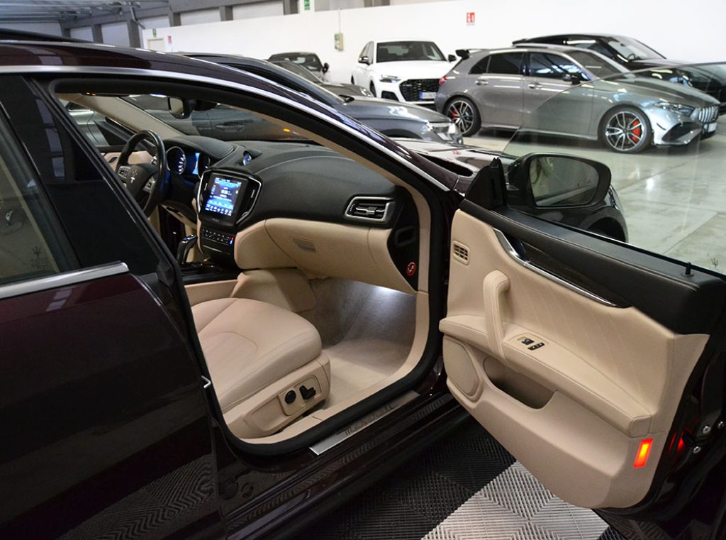 MASERATI Ghibli V6 Diesel Km 29.000 -Tetto-Pelle Beige-Iva Esp - 4