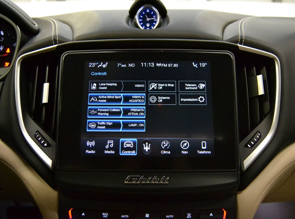 MASERATI Ghibli V6 Diesel Km 29.000 -Tetto-Pelle Beige-Iva Esp - 9