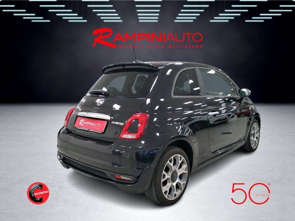 FIAT 500 1.0 Hybrid Rockstar Km 44.000 Pronta Consegna - 9