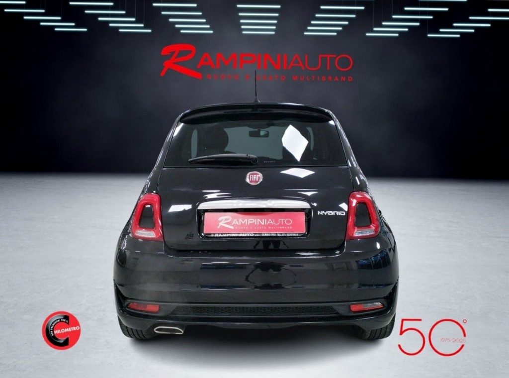 FIAT 500 1.0 Hybrid Rockstar Km 44.000 Pronta Consegna - 10