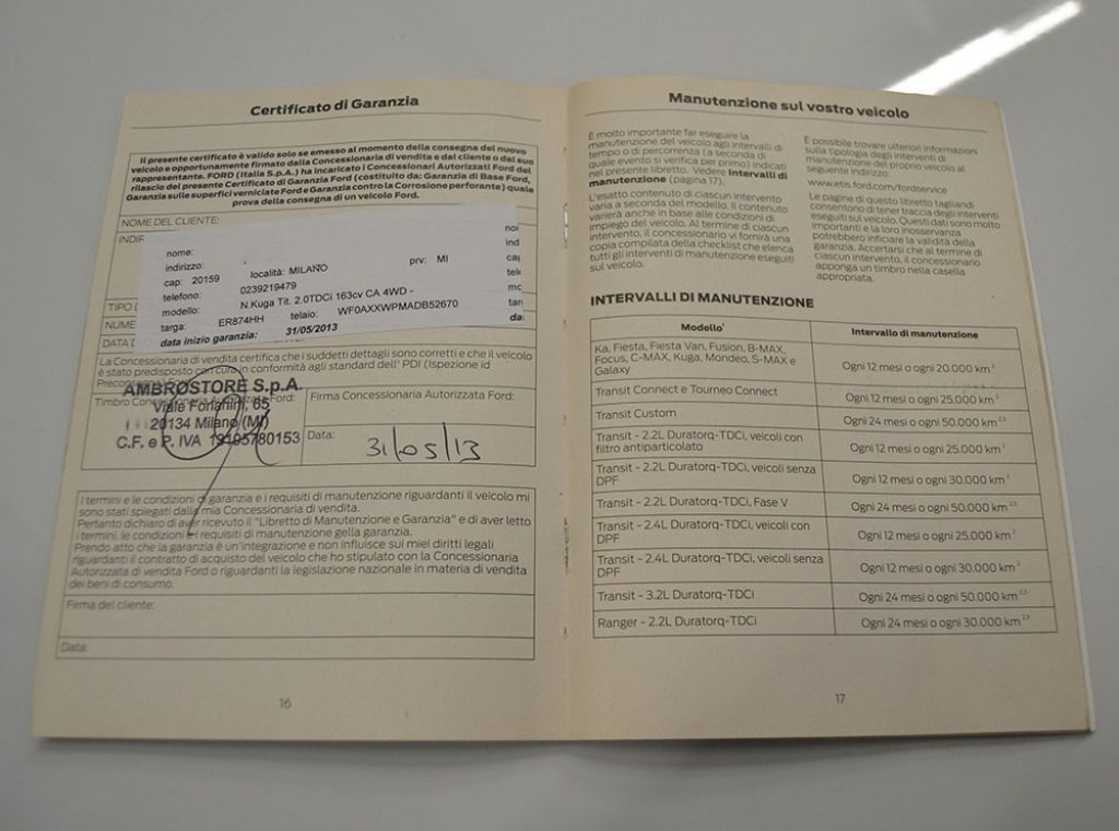 FORD Kuga 2.0 TDCI 163 CV 4WD Powershift Titanium - 15