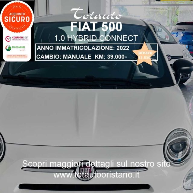 FIAT 500 Bianco pastello