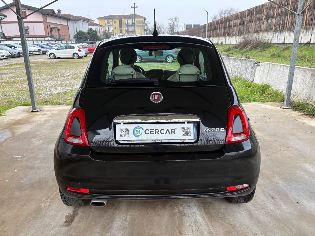 FIAT 500 1.0 Hybrid Lounge APPLE CAR PLAY OK NEOPATENTATI - 5