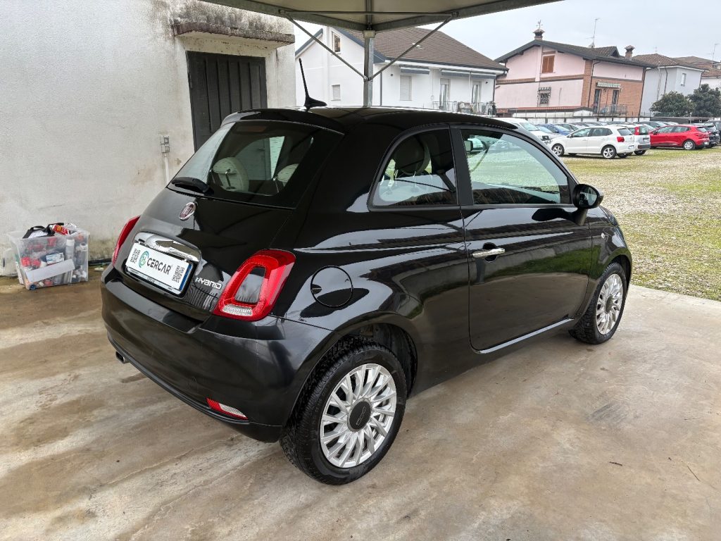 FIAT 500 1.0 Hybrid Lounge APPLE CAR PLAY OK NEOPATENTATI - 6