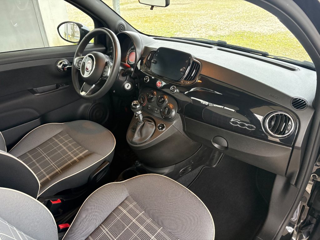 FIAT 500 1.0 Hybrid Lounge APPLE CAR PLAY OK NEOPATENTATI - 10