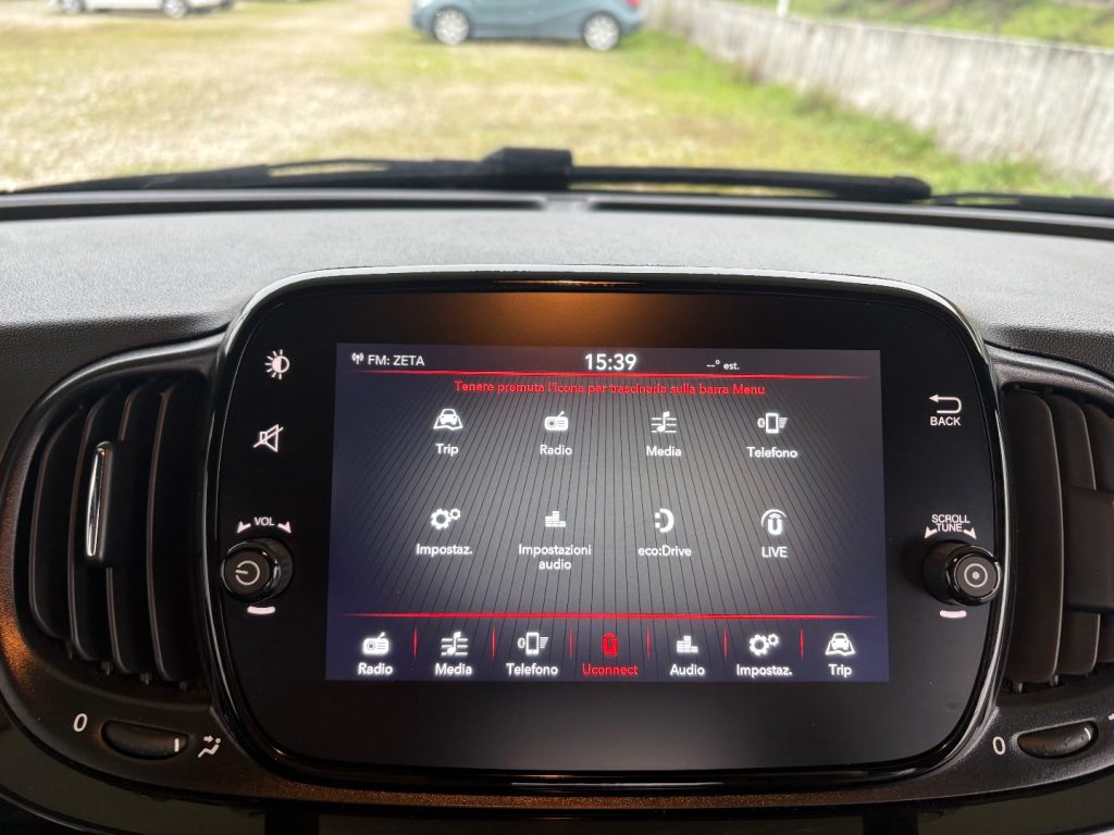 FIAT 500 1.0 Hybrid Lounge APPLE CAR PLAY OK NEOPATENTATI - 19