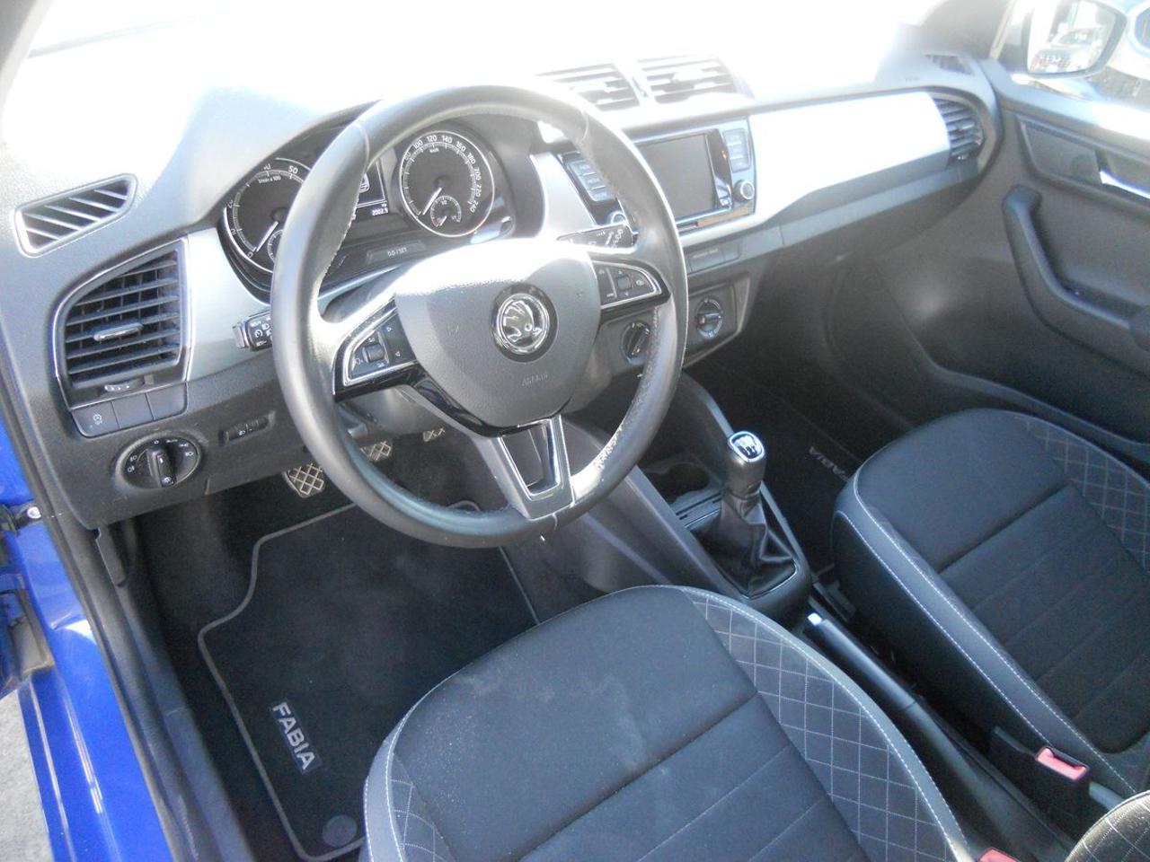 SKODA Fabia 1.0 MPI 75 CV Twin Color Argento - 7