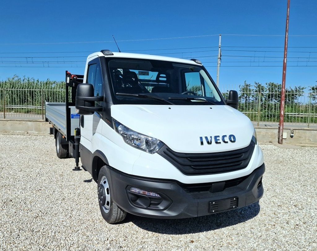 IVECO DAILY  35C16 E6 MOTORE 3.0 GRU 12m + CASSONE - 25