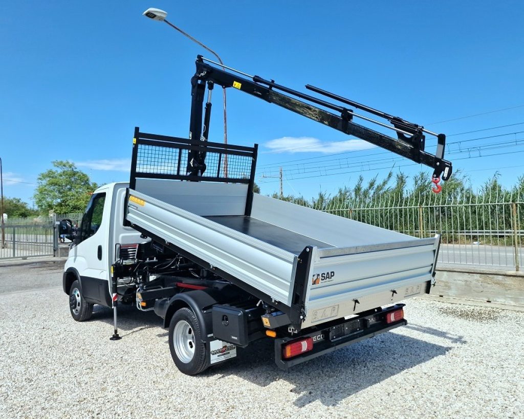 IVECO DAILY  35C16 H E6 NUOVO GRU 12m + RIBALTABILE - 18