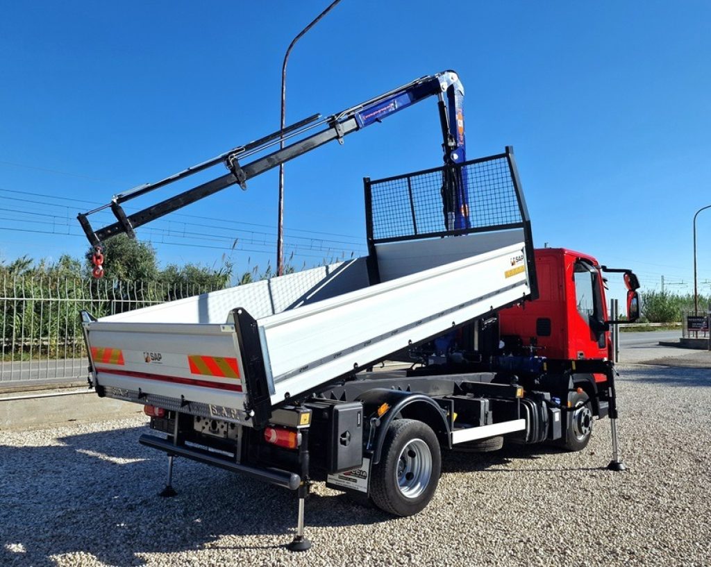 IVECO EUROCARGO 75 80E19 E6 GRU + RIBALTABILE - 2