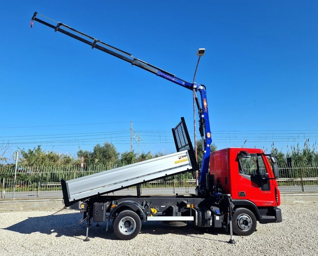 IVECO EUROCARGO 75 80E19 E6 GRU + RIBALTABILE - 3