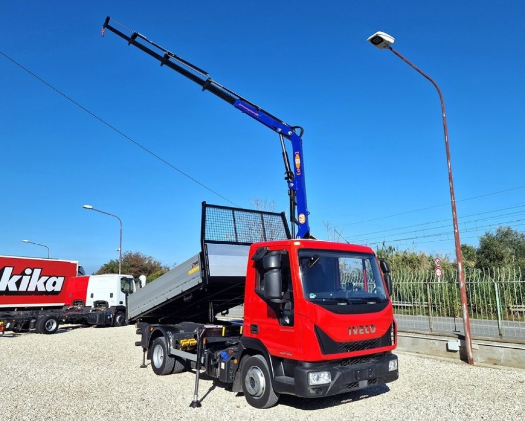 IVECO EUROCARGO 75 80E19 E6 GRU + RIBALTABILE - 4