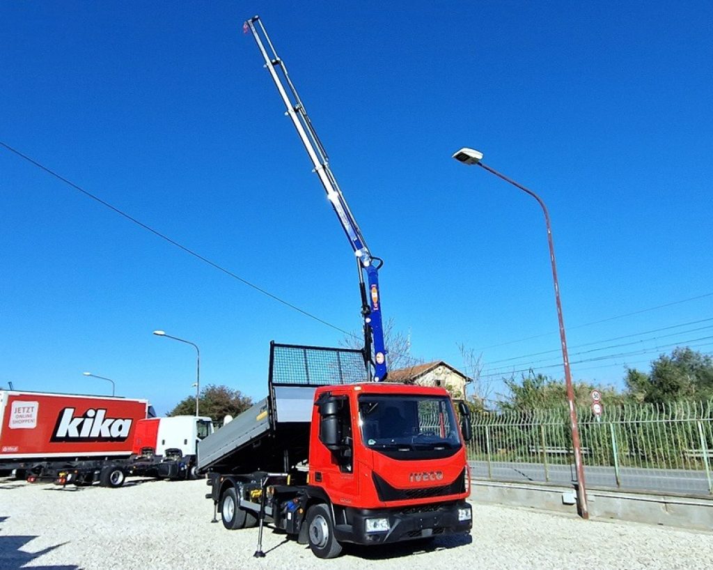 IVECO EUROCARGO 75 80E19 E6 GRU + RIBALTABILE - 6