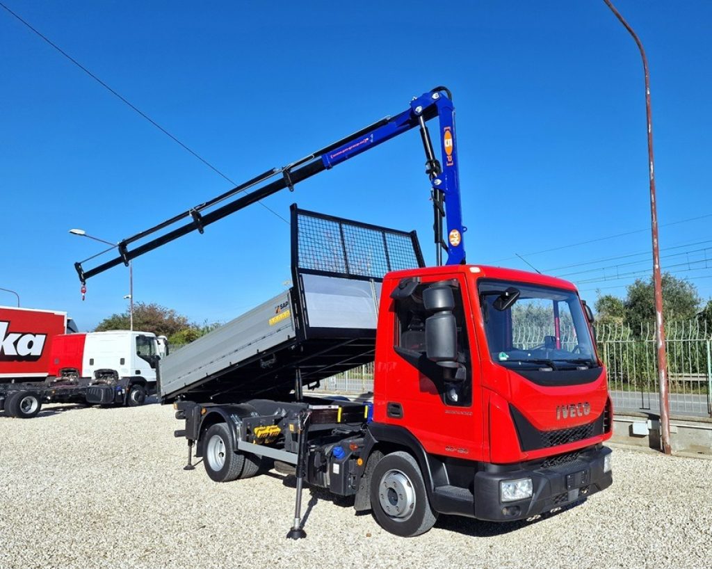 IVECO EUROCARGO 75 80E19 E6 GRU + RIBALTABILE - 20