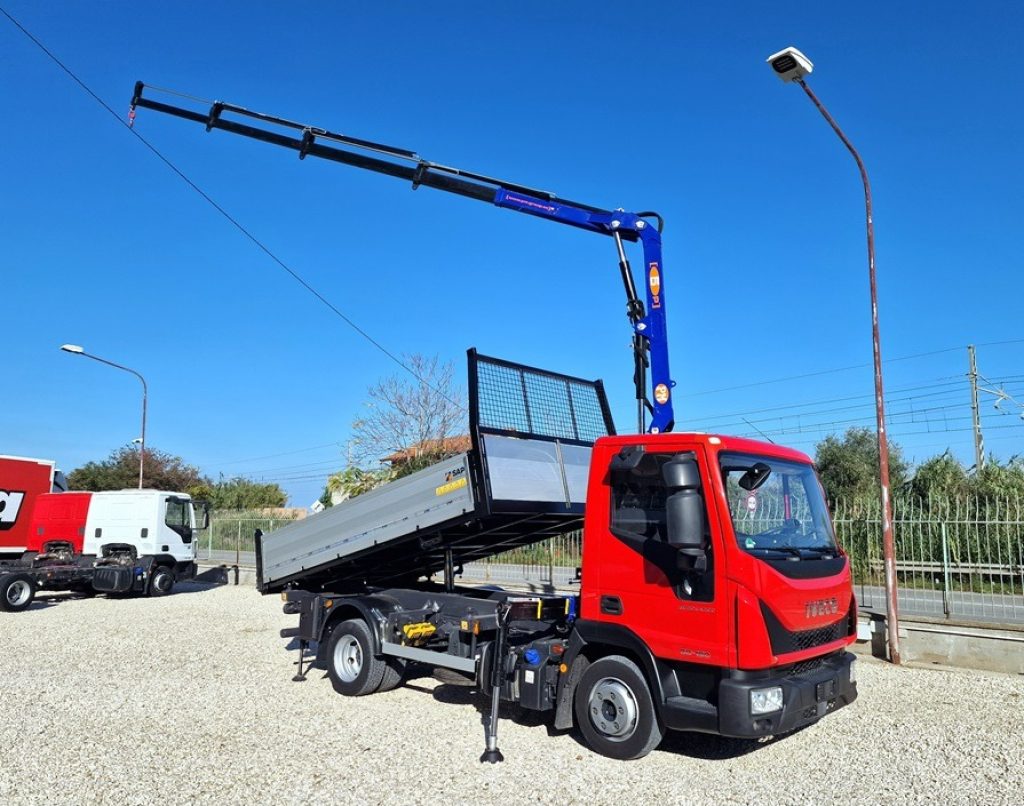 IVECO EUROCARGO 75 80E19 E6 GRU + RIBALTABILE - 26