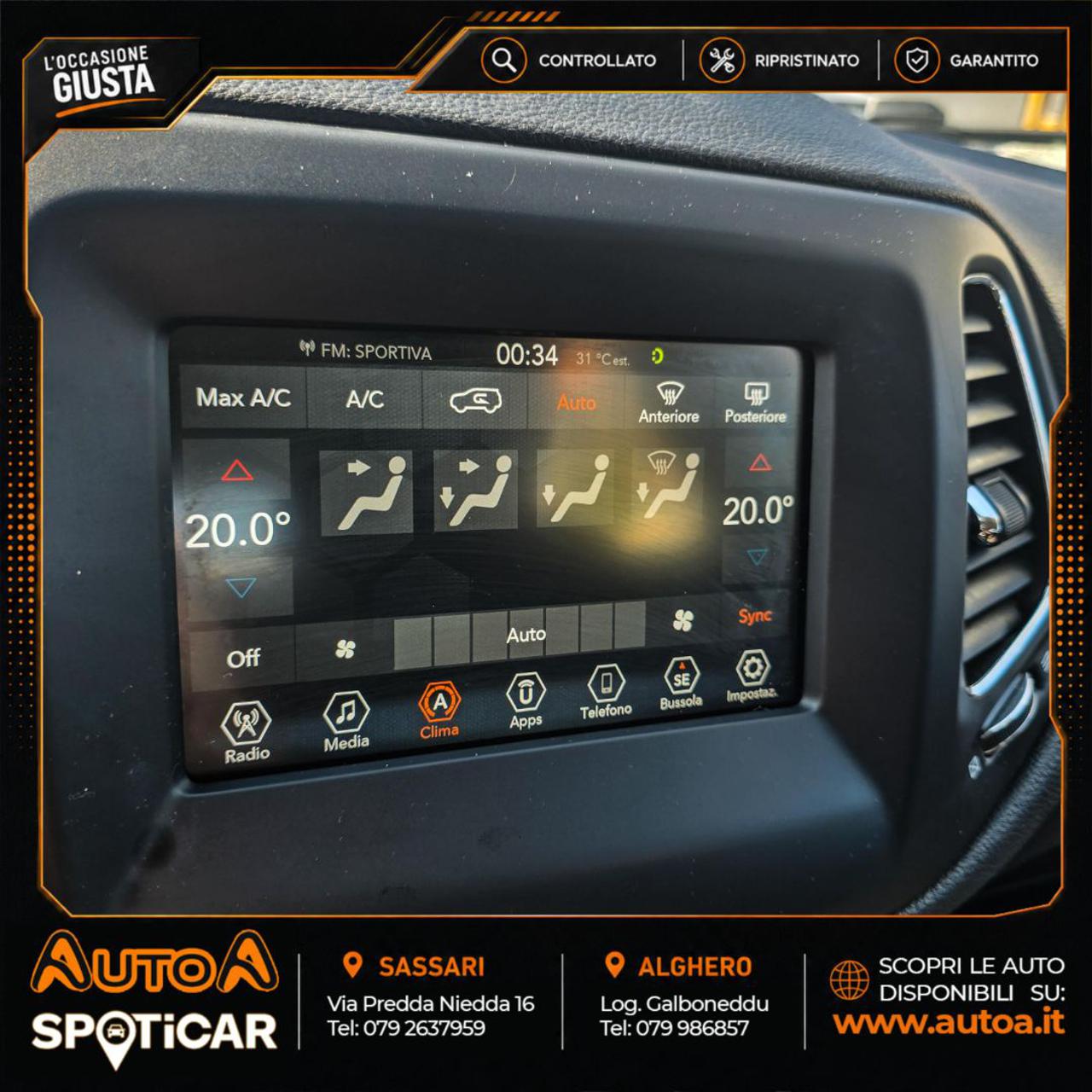 JEEP Compass 1.6 Multijet II 2WD Longitude - 24