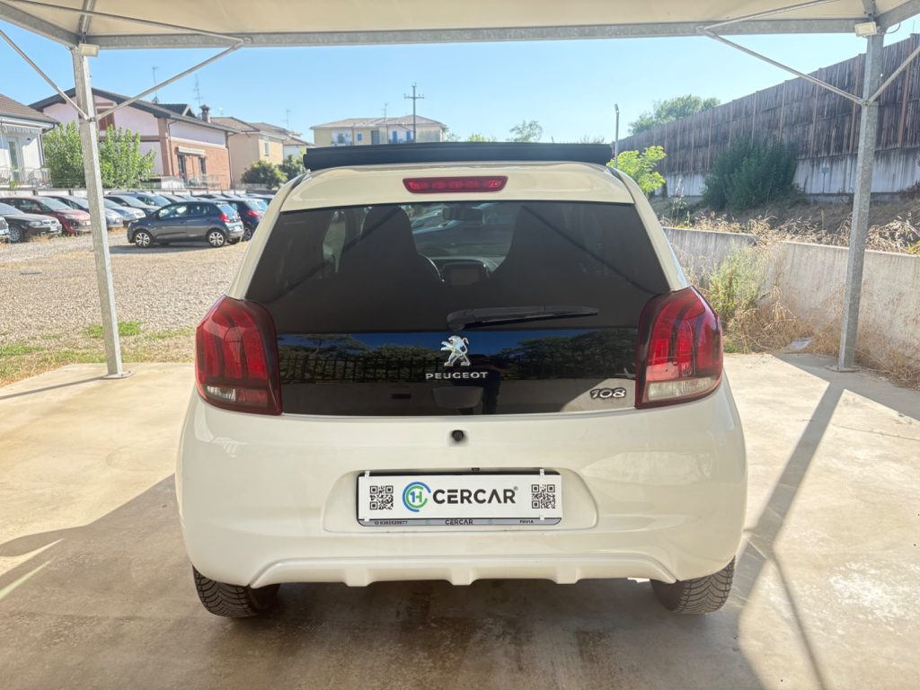 PEUGEOT 108 EURO 5 TETTO APRIBILE/COME CABRIO AUTOMATICA NEOP - 5