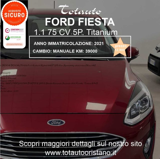FORD Fiesta Bordeaux metallizzato
