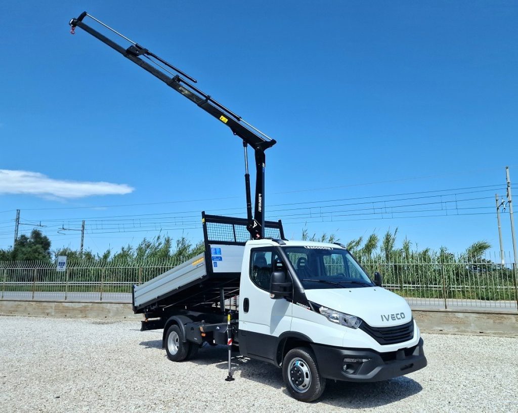 IVECO DAILY  35C16 H E6 NUOVO GRU 12m + RIBALTABILE - 24