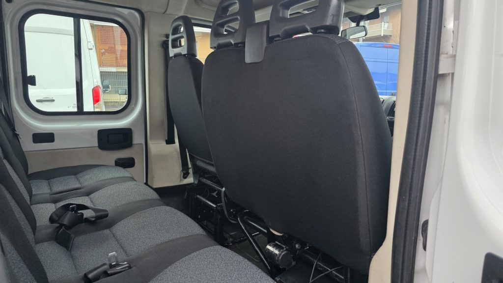 FIAT Ducato MAXI 35 2.3 Mjet 130CV Cabinato GRU Fassi 7posti - 11