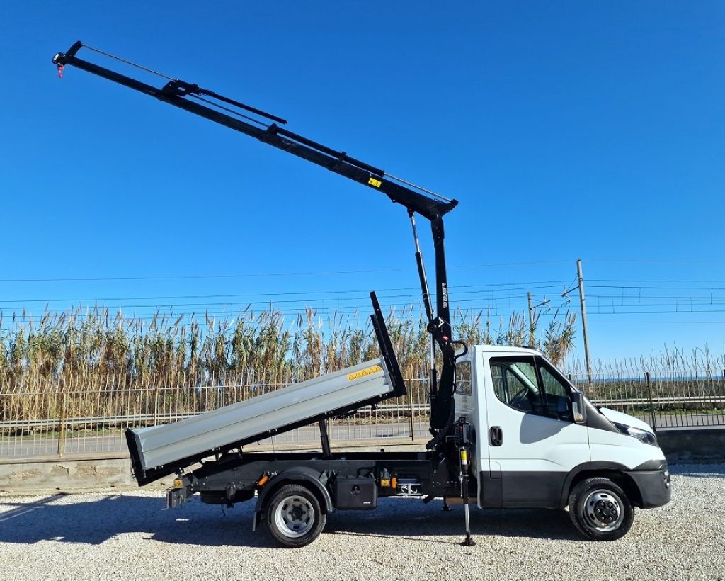 IVECO DAILY  35C17 P E5 GRU 12m + RIBALTABILE - 5