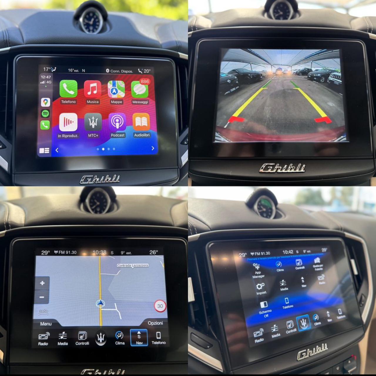 MASERATI Ghibli V6 Diesel 250cv MY18 - UNICA (Tetto/Pelle/Navi) - 10