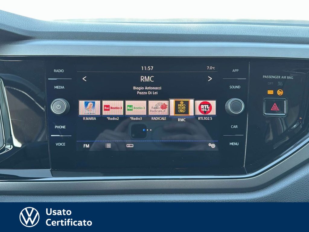 VOLKSWAGEN Polo 5p 1.0 tgi comfortline 90cv my19 - 15