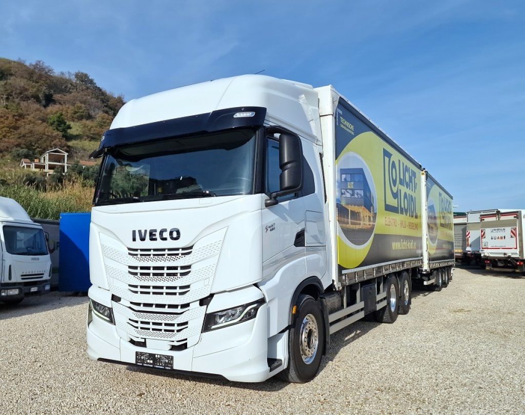 IVECO S-WAY 490 FP 6x2 E6 CENTINATO 7,70 + BIGA - 30