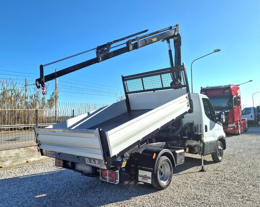 IVECO DAILY  35C17 P E5 GRU 12m + RIBALTABILE - 21