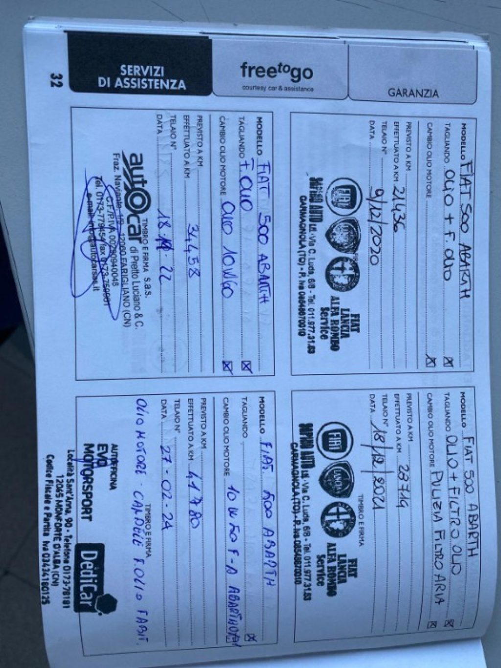 ABARTH 595 1.4T 180CV Competizione FARI XENO - 9