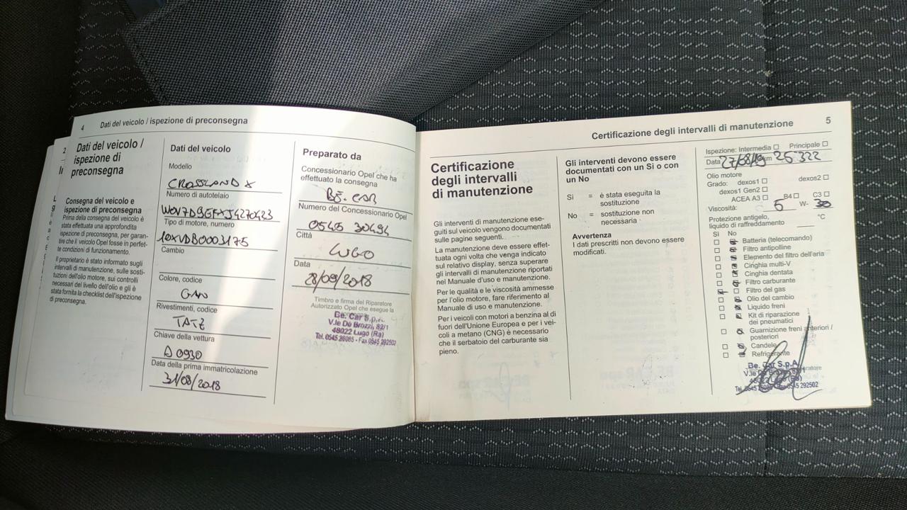 OPEL Crossland X 1.2 GPL 12V Advance Unico proprietario - 20