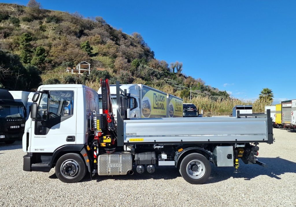 IVECO EUROCARGO 75 80E19 E6 GRU + RIBALTABILE - 27