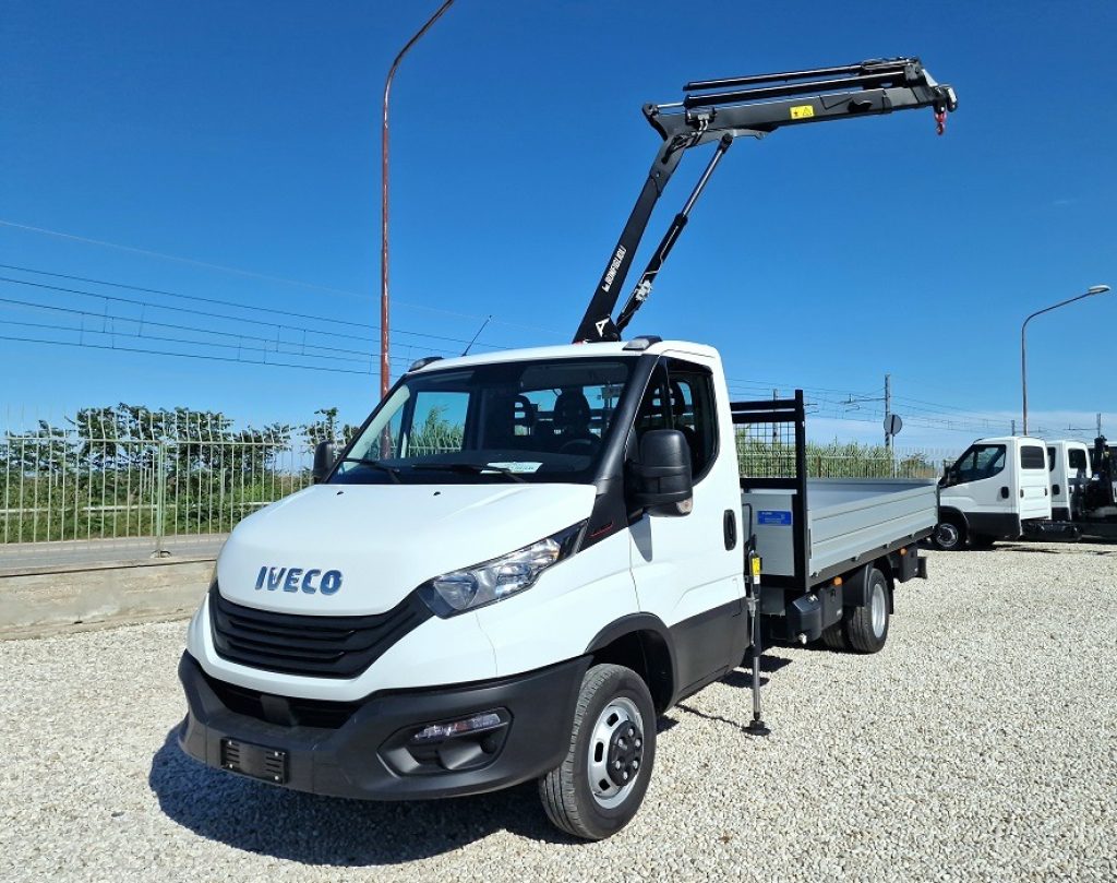IVECO DAILY  35C16 E6 MOTORE 3.0 GRU 12m + CASSONE - 5
