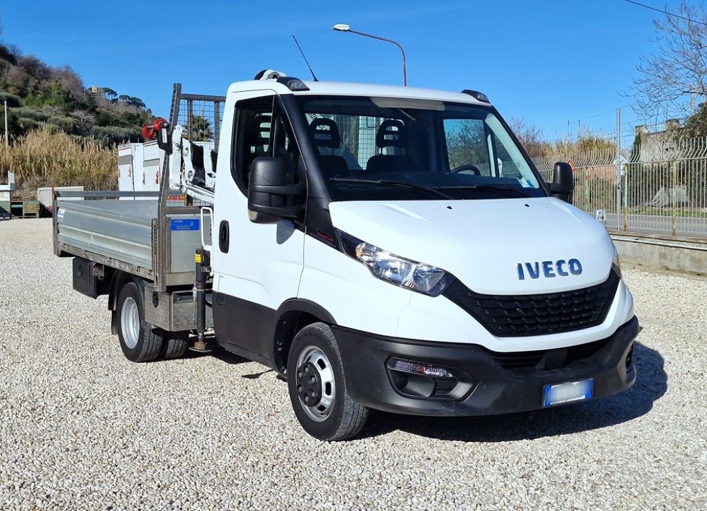 IVECO DAILY  35C16 E6 MOTORE 3.0 GRU 12m + CASSONE - 5
