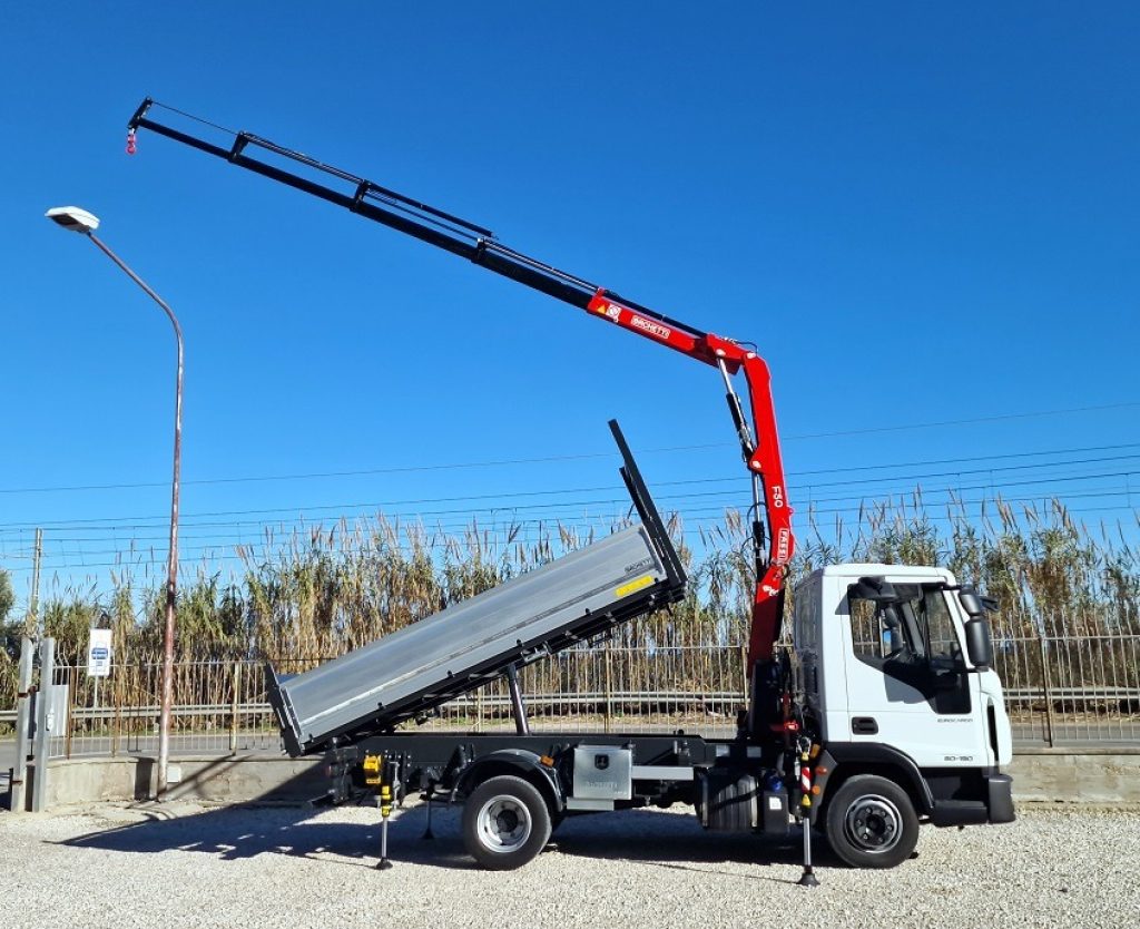 IVECO EUROCARGO 75 80E19 E6 GRU + RIBALTABILE - 3